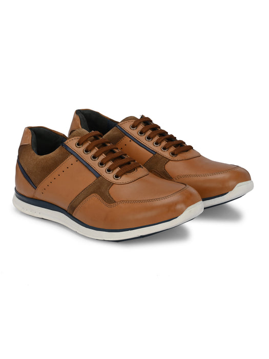 Flecker Mens Leather Sneakers