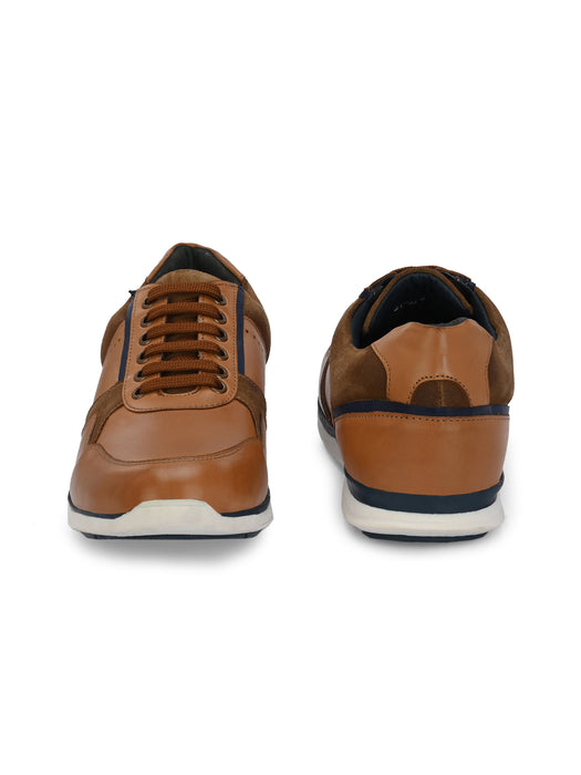 Flecker Mens Leather Sneakers