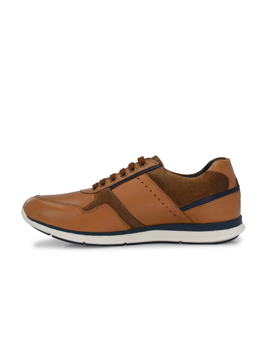 Flecker Mens Leather Sneakers