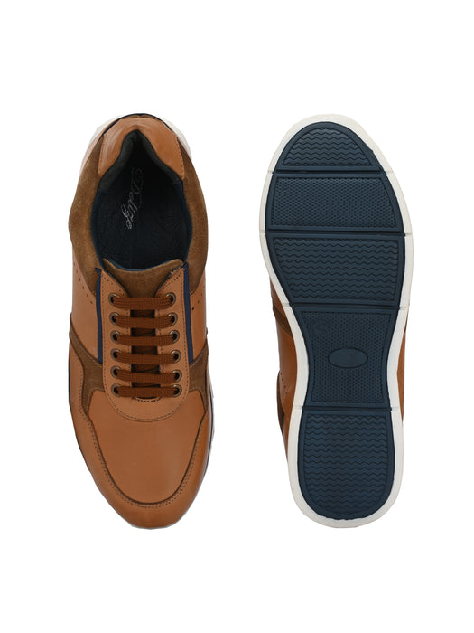 Flecker Mens Leather Sneakers