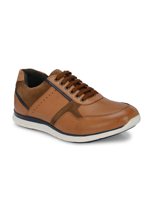 Flecker Mens Leather Sneakers