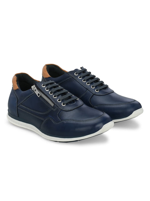 Flecker Mens Leather Sneakers