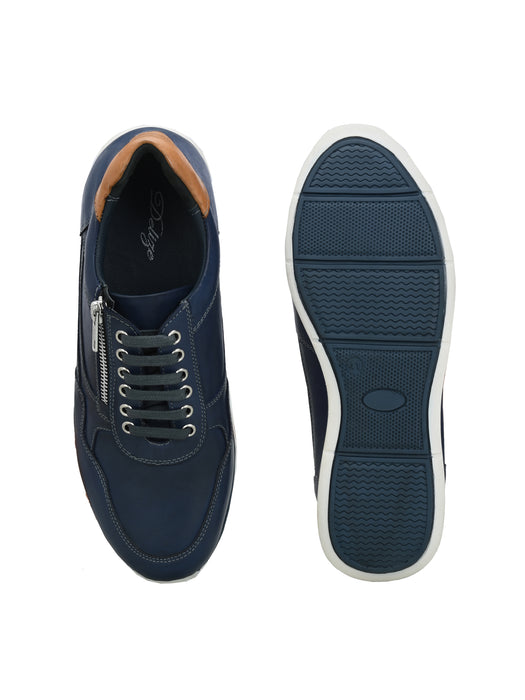 Flecker Mens Leather Sneakers