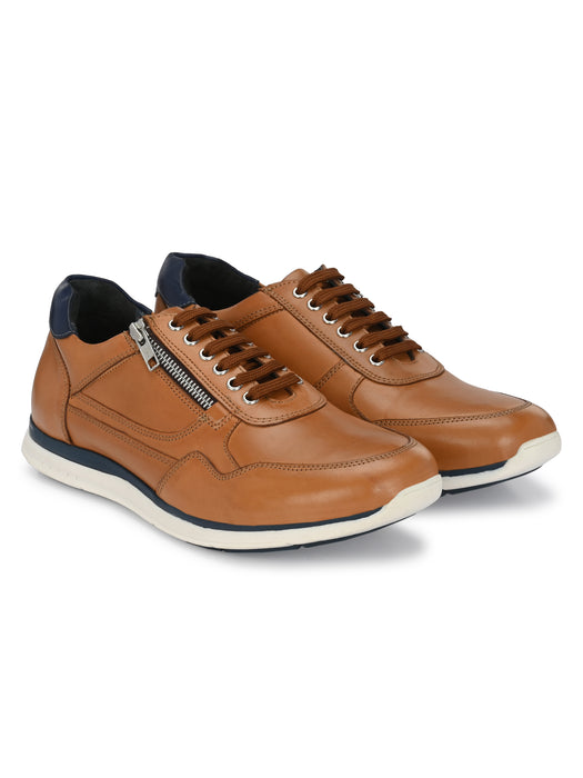 Flecker Mens Leather Sneakers