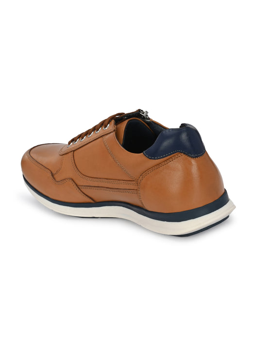 Flecker Mens Leather Sneakers