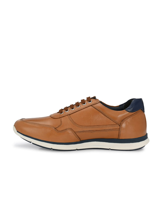 Flecker Mens Leather Sneakers