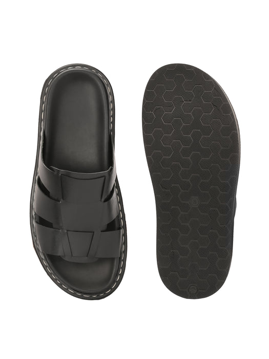 Bruce Men's Leather Slippers