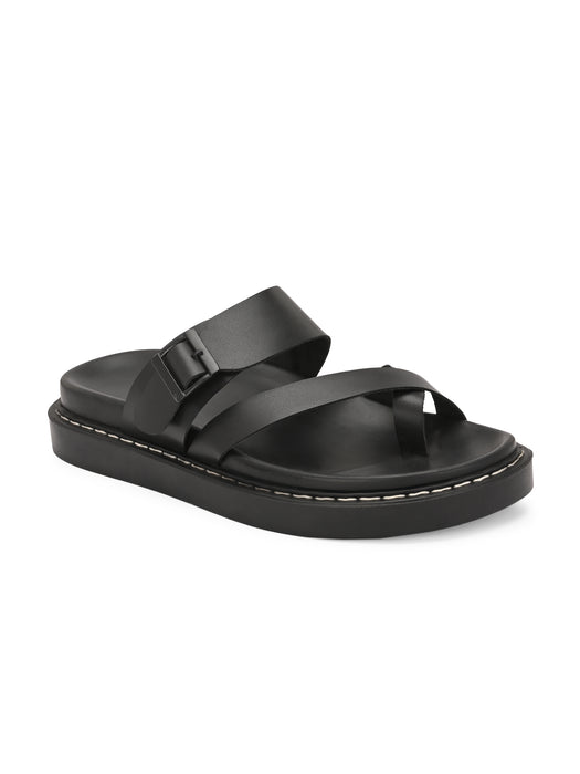 Bruce Men's Slippers with buckle strap