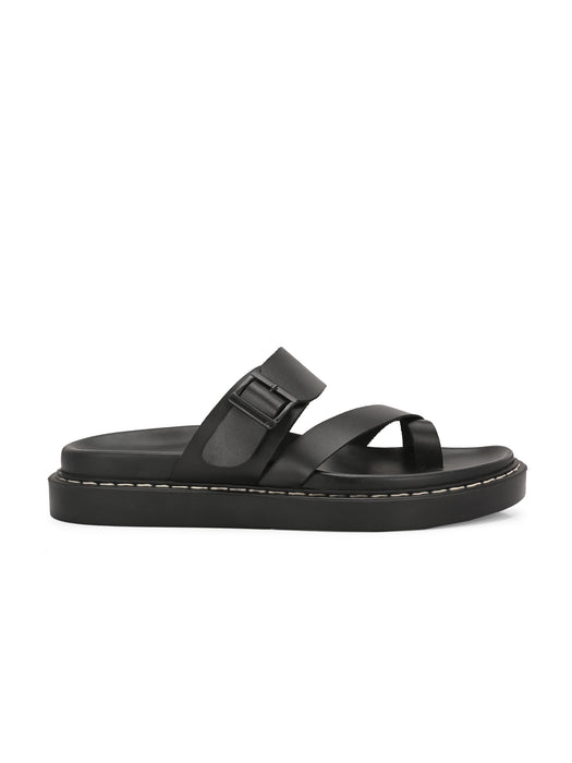 Bruce Men's Slippers with buckle strap