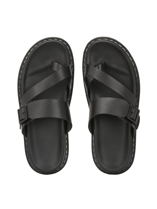 Bruce Men's Slippers with buckle strap