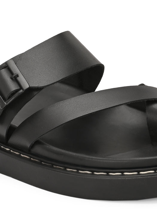 Bruce Men's Slippers with buckle strap