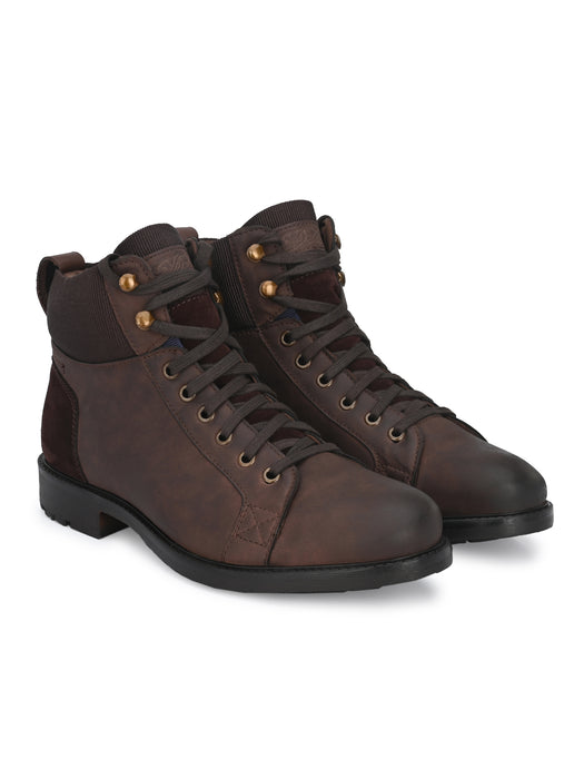 Cortina Derby Boots with ilet detail