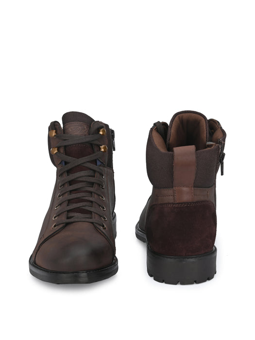 Cortina Derby Boots with ilet detail