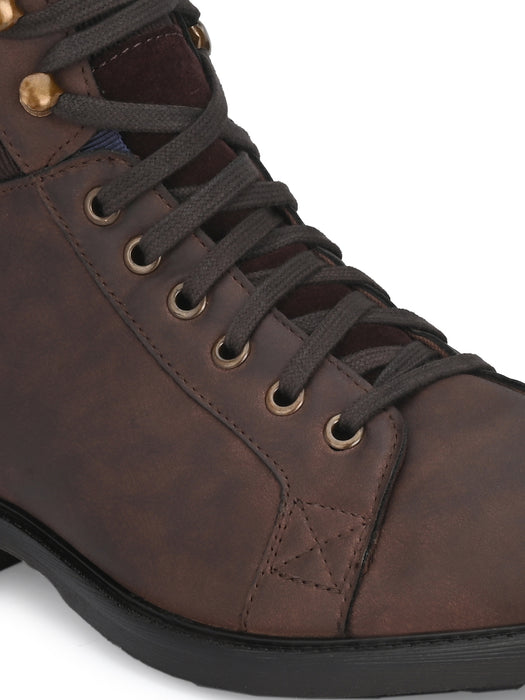 Cortina Derby Boots with ilet detail