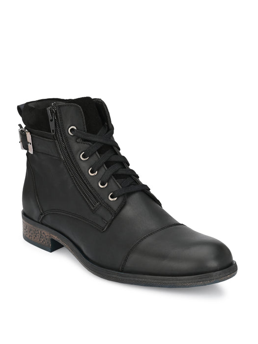 Verona Derby Boots with ankle strap