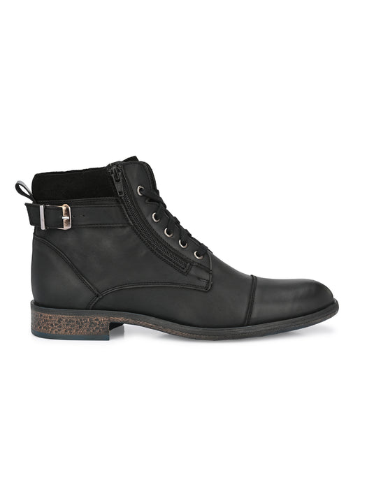 Verona Derby Boots with ankle strap