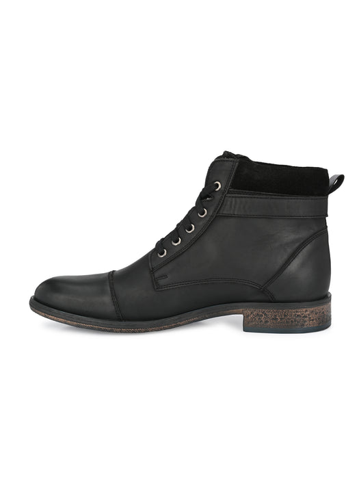 Verona Derby Boots with outside zip