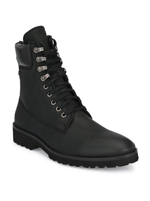 Tresh Derby Boots with Collar