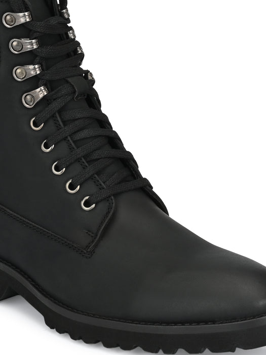 Tresh Derby Boots with Collar