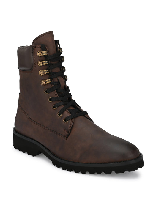 Tresh Derby Boots with Collar