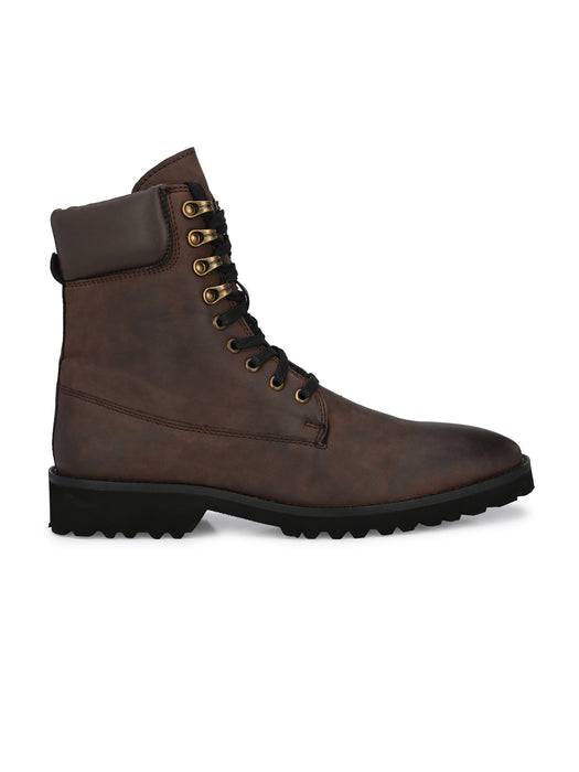 Tresh Derby Boots with Collar