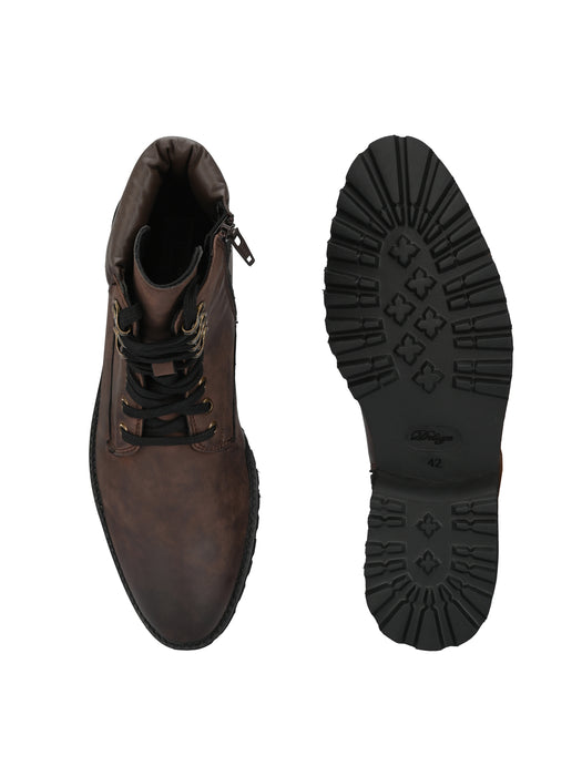 Tresh Derby Boots with Collar