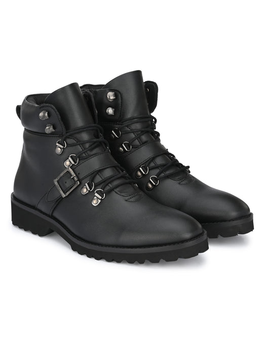 Tresh Ankle Derby Boots with strap