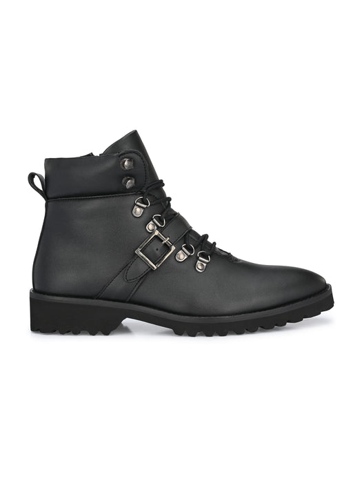 Tresh Ankle Derby Boots with strap