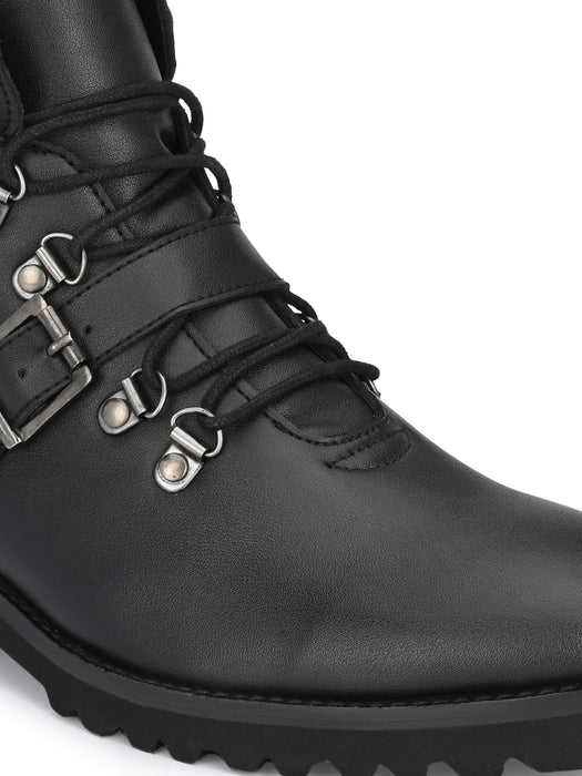 Tresh Ankle Derby Boots with strap