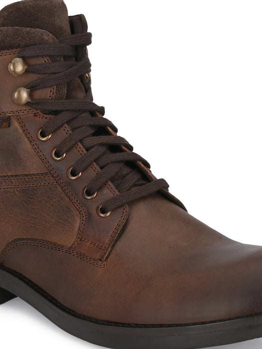 Alex Leather Derby Boots