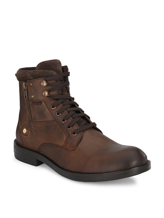 Alex Leather Derby Boots