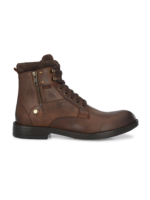 Alex Leather Derby Boots