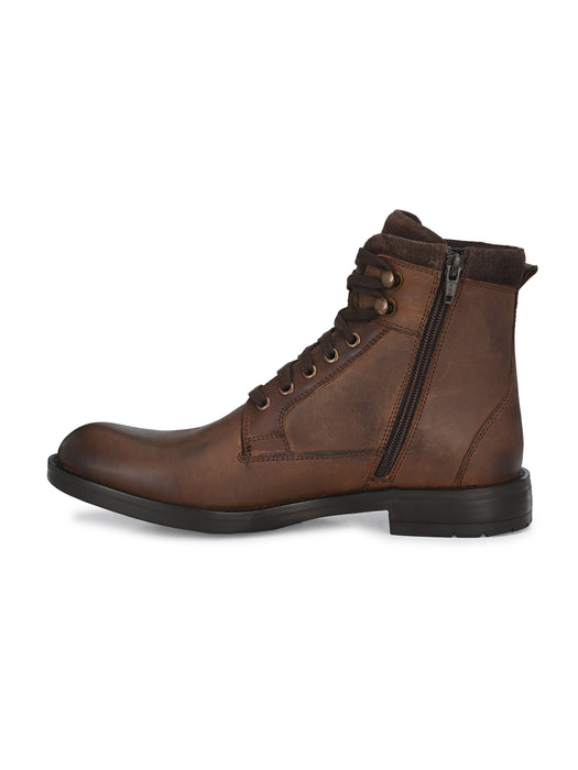 Alex Leather Derby Boots