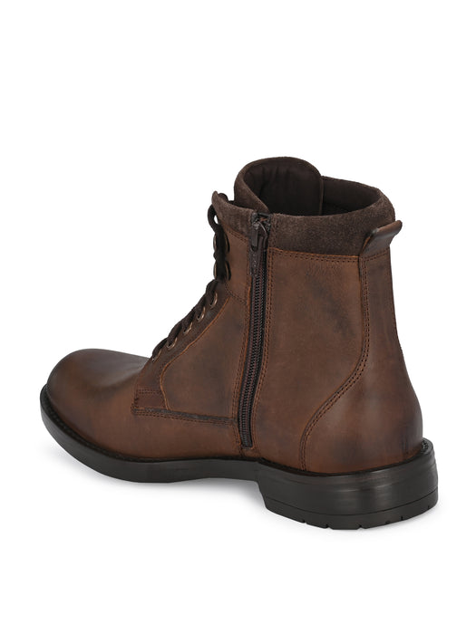 Alex Leather Derby Boots